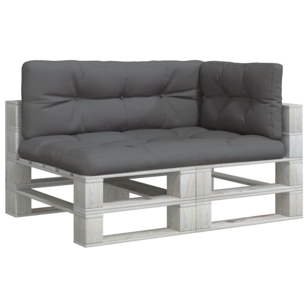 Perne de paleți, 3 buc., antracit, material textil GartenMobel Dekor