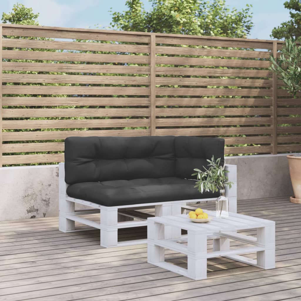 Perne de paleți, 3 buc., negru, material textil GartenMobel Dekor