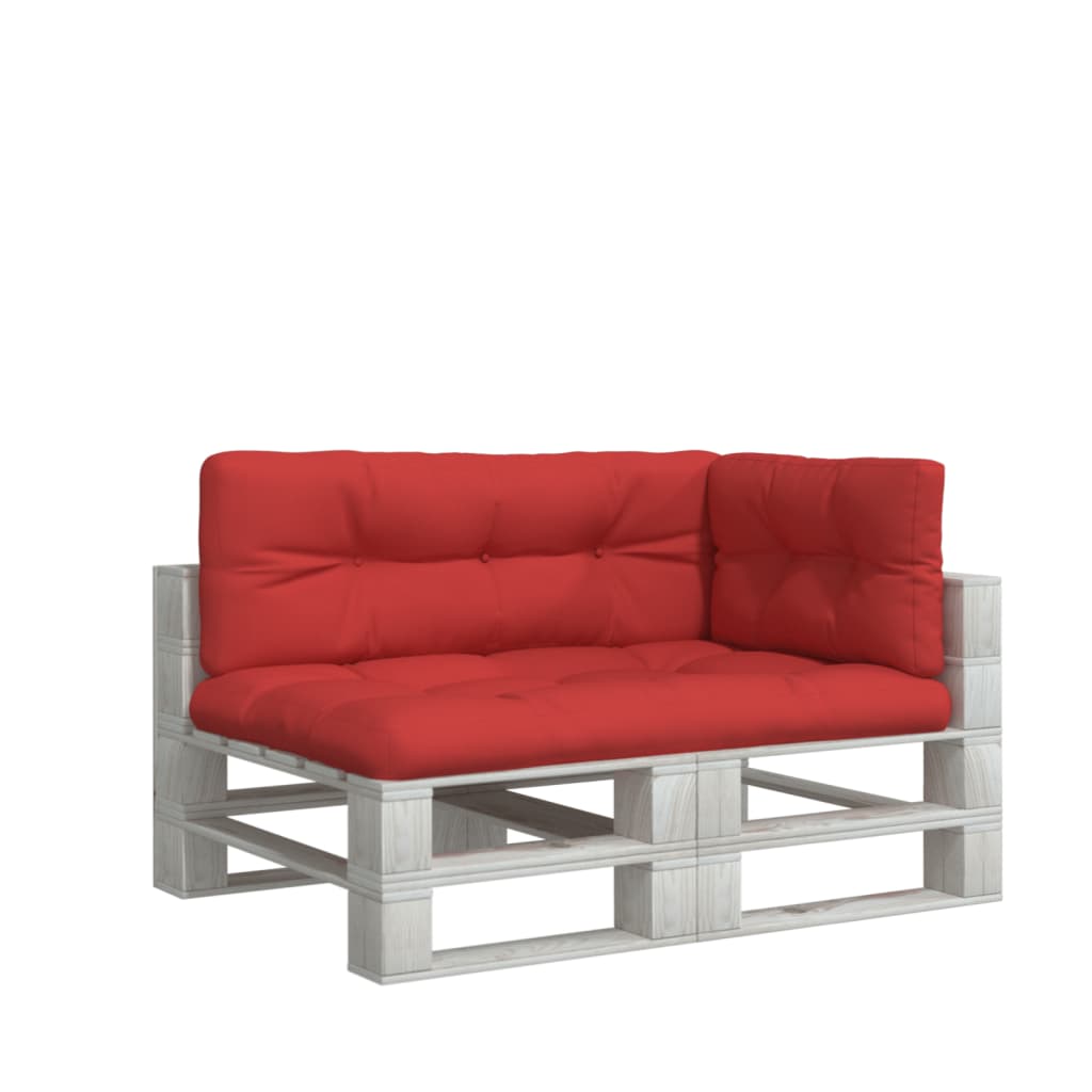 Perne de paleți, 3 buc. roșu, material textil GartenMobel Dekor