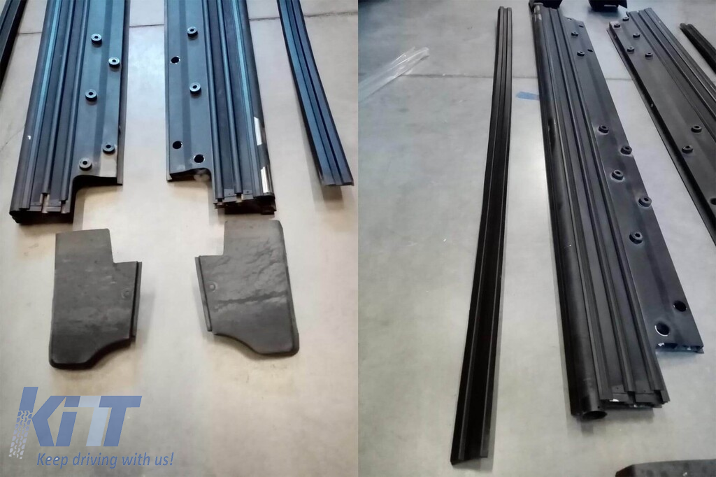 Scări potrivite pentru Mercedes G-Class W464 după 2019, negre - folosite Performance AutoTuning