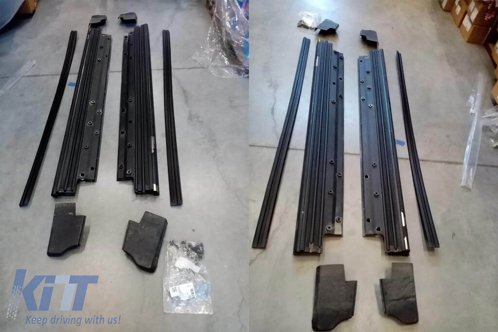 Scări potrivite pentru Mercedes G-Class W464 după 2019, negre - folosite Performance AutoTuning