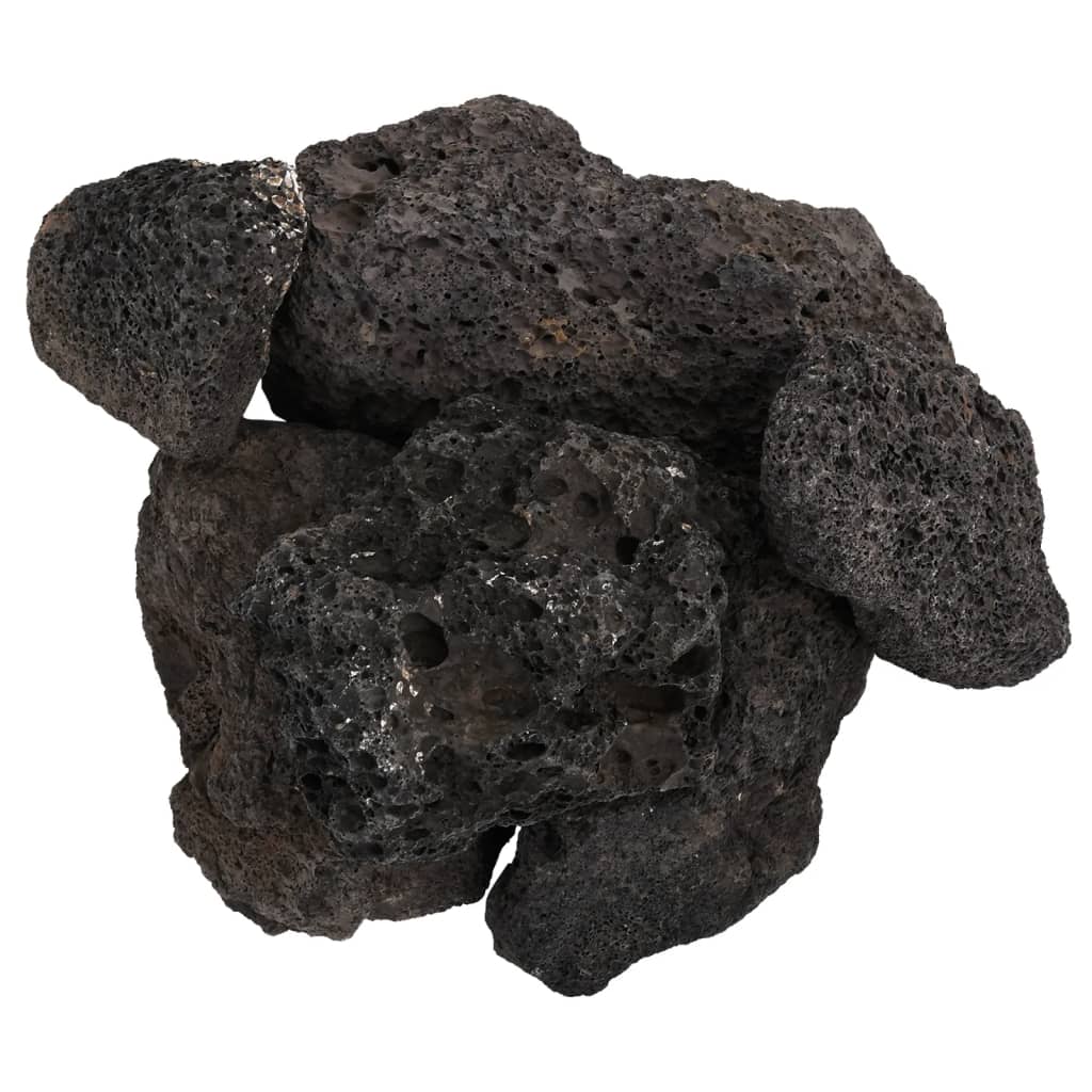 Roci vulcanice, 10 kg, negru, 10-30 cm GartenMobel Dekor