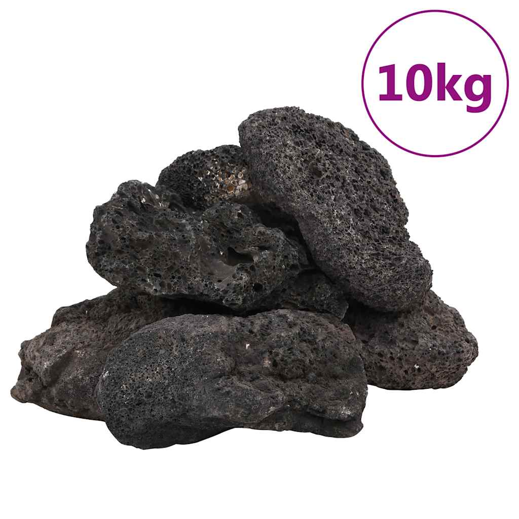 Roci vulcanice, 10 kg, negru, 10-30 cm GartenMobel Dekor