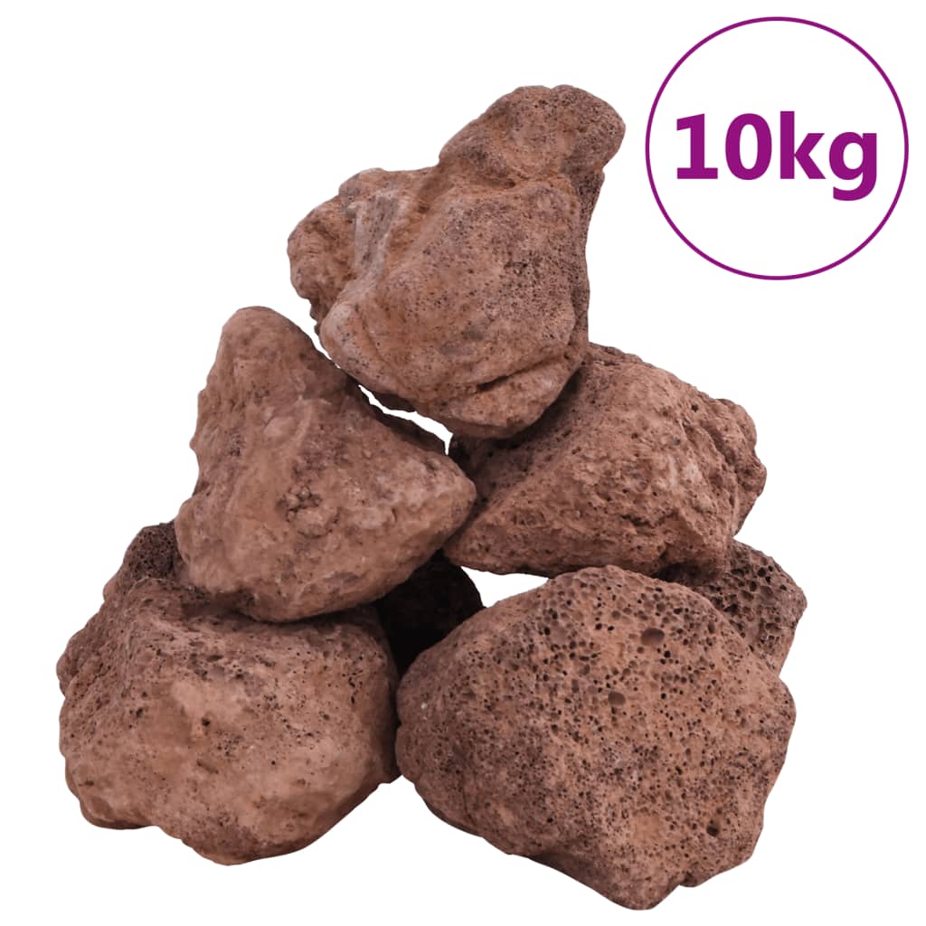 Roci vulcanice, 10 kg, roșu, 10-30 cm GartenMobel Dekor