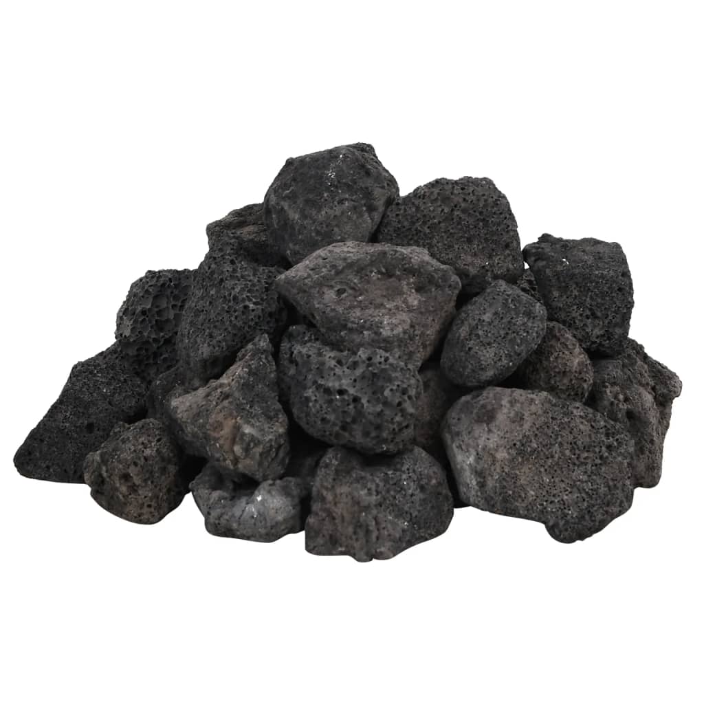 Roci vulcanice, 25 kg, negru, 3-5 cm GartenMobel Dekor