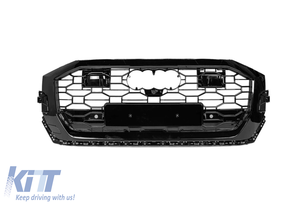 Grilă RS de culoare neagră lucioasă potrivită pentru Audi SQ8 2018-2023 Performance AutoTuning