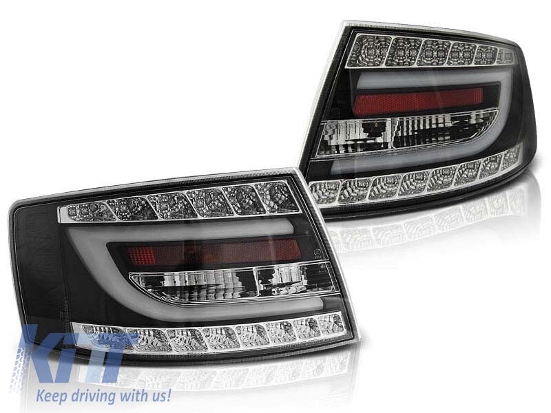 Kit de stopuri LED de tuning potrivit pentru Audi A6 C6 04.2004-2008 sedan, versiune cu stopuri LED de fabrică (conector cu 7 pini), stânga și dreapta Performance AutoTuning