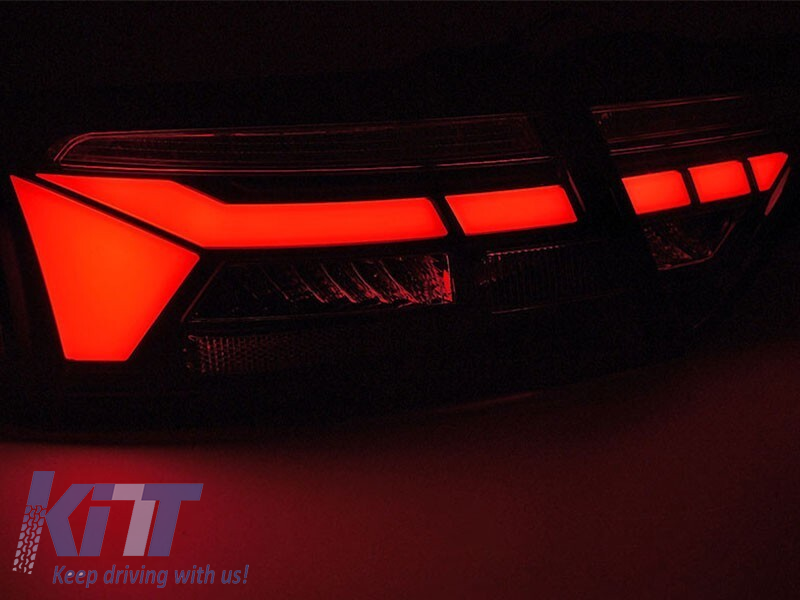 Set de stopuri LED de tuning potrivit pentru Audi A5 2011-2016 coupe, cabrio, sportback pentru modelul cu stopuri LED din fabrică, stânga și dreapta Performance AutoTuning