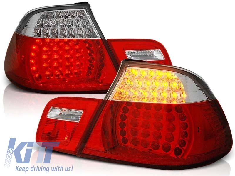 Set de stopuri LED de tuning potrivit pentru BMW E46 04.1999-03.2003 cabrio, stânga și dreapta Performance AutoTuning