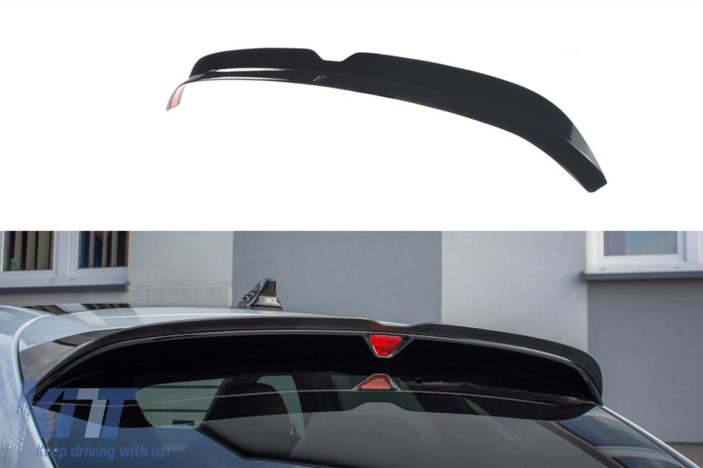 Spoiler tip GT Maxton Design potrivit pentru portbagajul Kia Pro Ceed după 2018, lac negru Performance AutoTuning