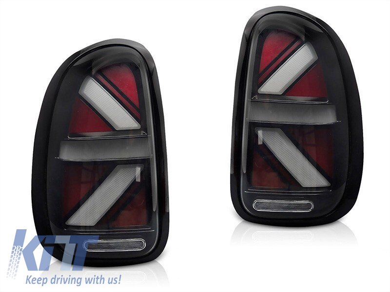Kit de stopuri LED de tuning potrivit pentru Mini Cooper Countryman R60 2010-2016 cu bază fumurie, stânga și dreapta Performance AutoTuning