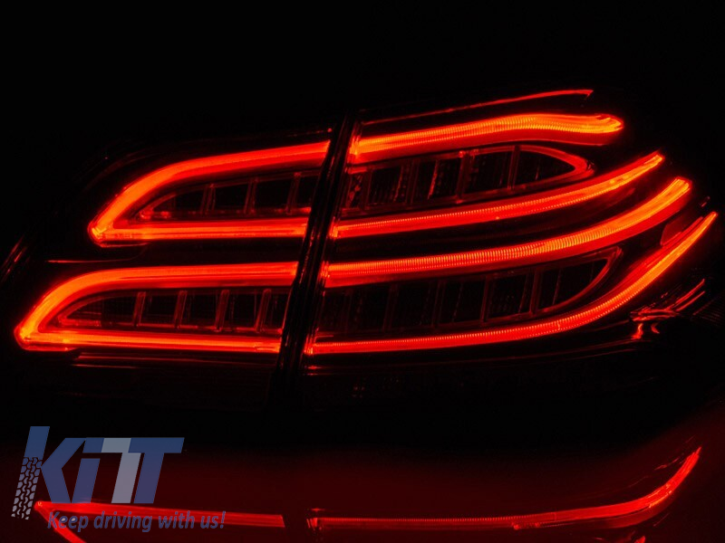 Set de stopuri LED cu bază roșie și albă potrivit pentru Mercedes M-Class W166 2011-2015 Performance AutoTuning