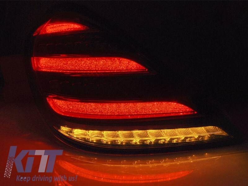 Set de stopuri LED de tuning potrivit pentru Mercedes S-Class W222 2014-2018, stânga și dreapta Performance AutoTuning