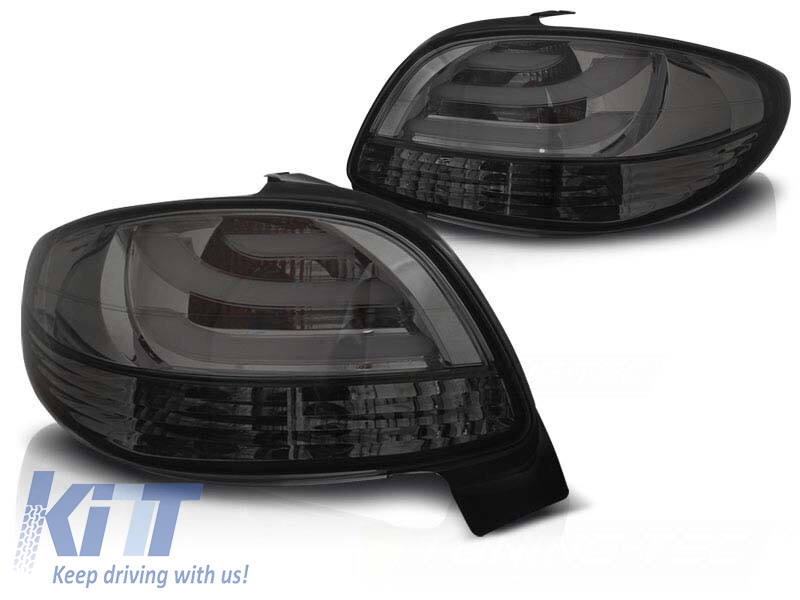 Set de stopuri LED de tuning potrivit pentru Peugeot 206 după 10.1998, fumurii, stânga și dreapta Performance AutoTuning