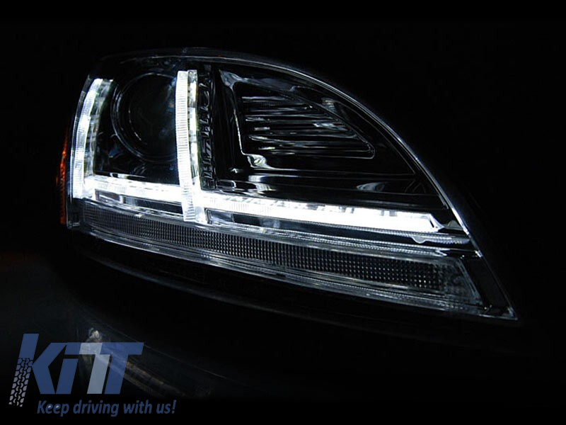Kit de faruri xenon potrivit pentru Audi TT 8J 2010-2014 cu AFS, bază cromată, stânga și dreapta Performance AutoTuning
