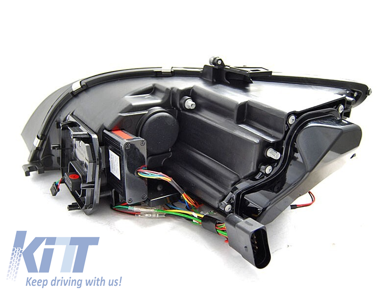 Kit de faruri xenon potrivit pentru Audi TT 8J 2010-2014 cu AFS, bază cromată, stânga și dreapta Performance AutoTuning