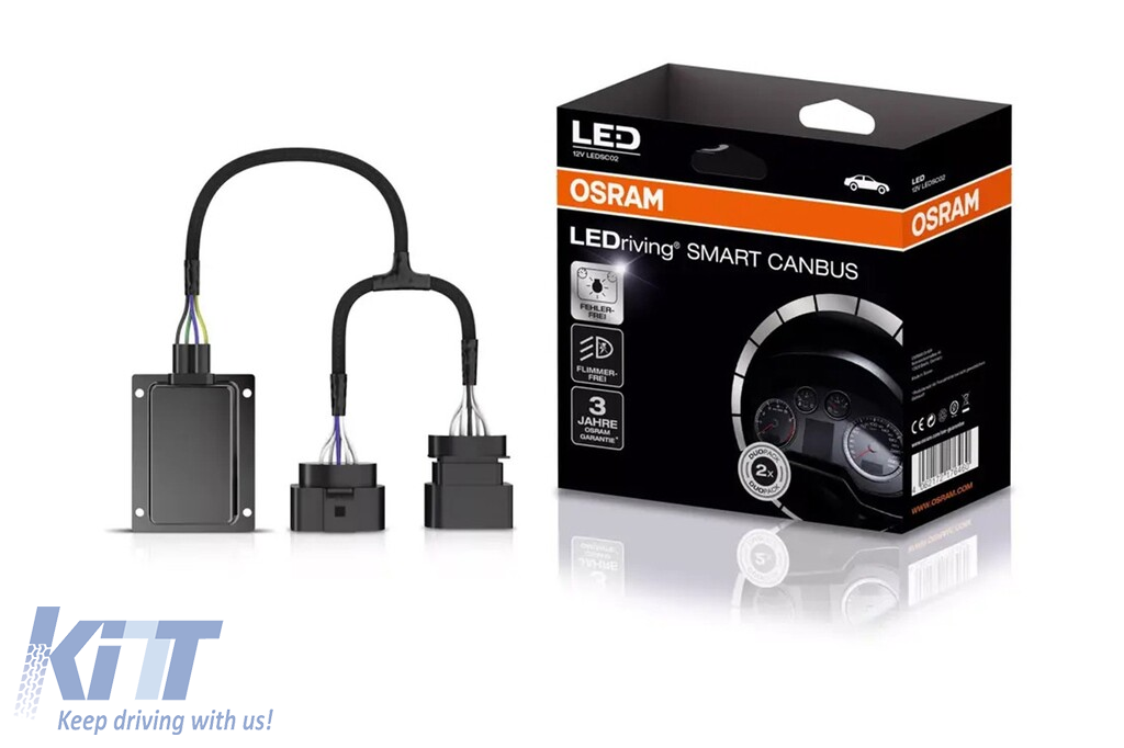 Kit module Osram Smart Canbus pentru sistem LED H7, 12V Performance AutoTuning