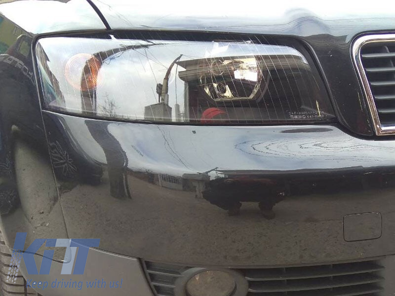 Set de faruri de tuning cu lentile potrivit pentru Audi A4 B6 10.2000-10.2004 sedan/combinate, stânga și dreapta Performance AutoTuning