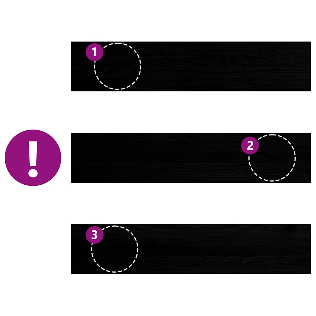 Trepte de scară 2 buc maro închis lemn masiv de stejar GartenMobel Dekor