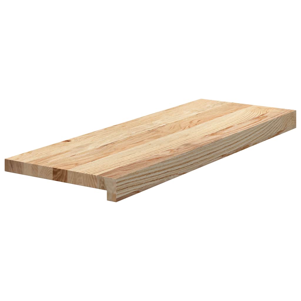 Trepte scari 2 buc Stejar masiv netratat 70x30x2 cm GartenMobel Dekor