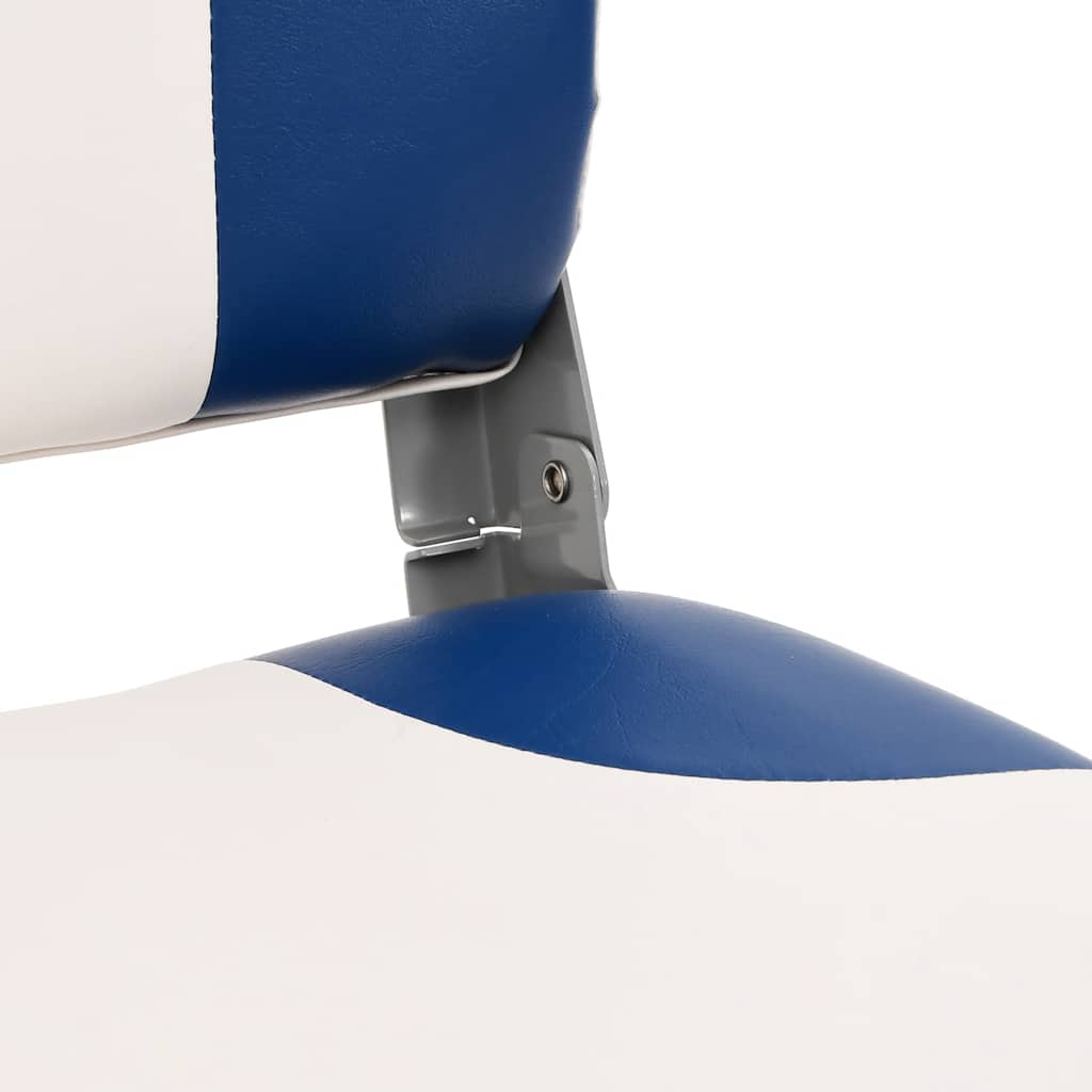 Set 1 scaun pliabil pentru barcă, albastru și alb, 48x51x41 cm GartenMobel Dekor