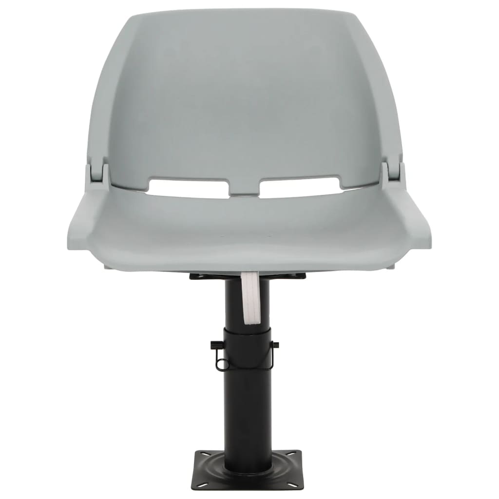 Set scaun pliabil, 4 piese, fără pernă, gri, 48x51x41 cm GartenMobel Dekor