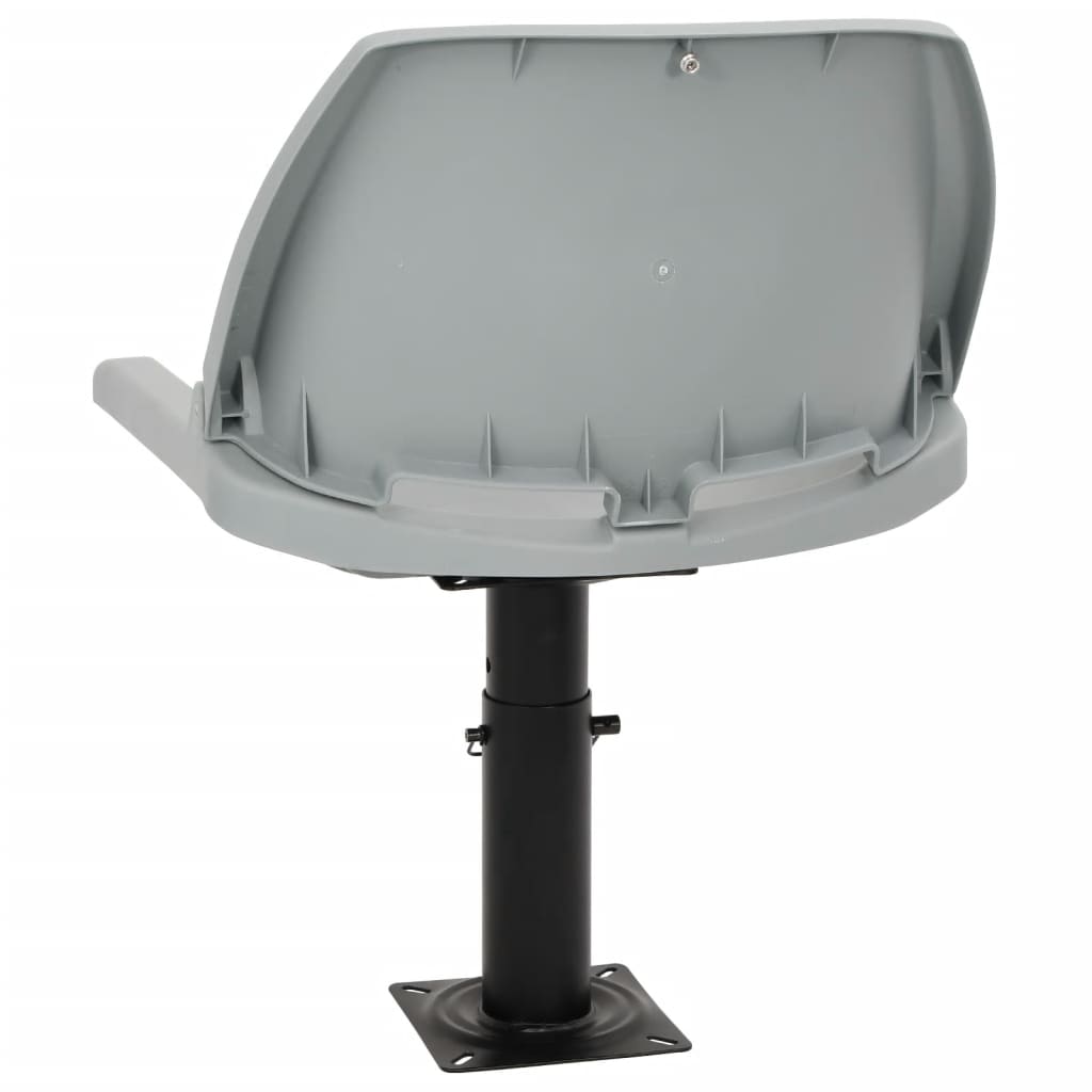 Set scaun pliabil, 4 piese, fără pernă, gri, 48x51x41 cm GartenMobel Dekor