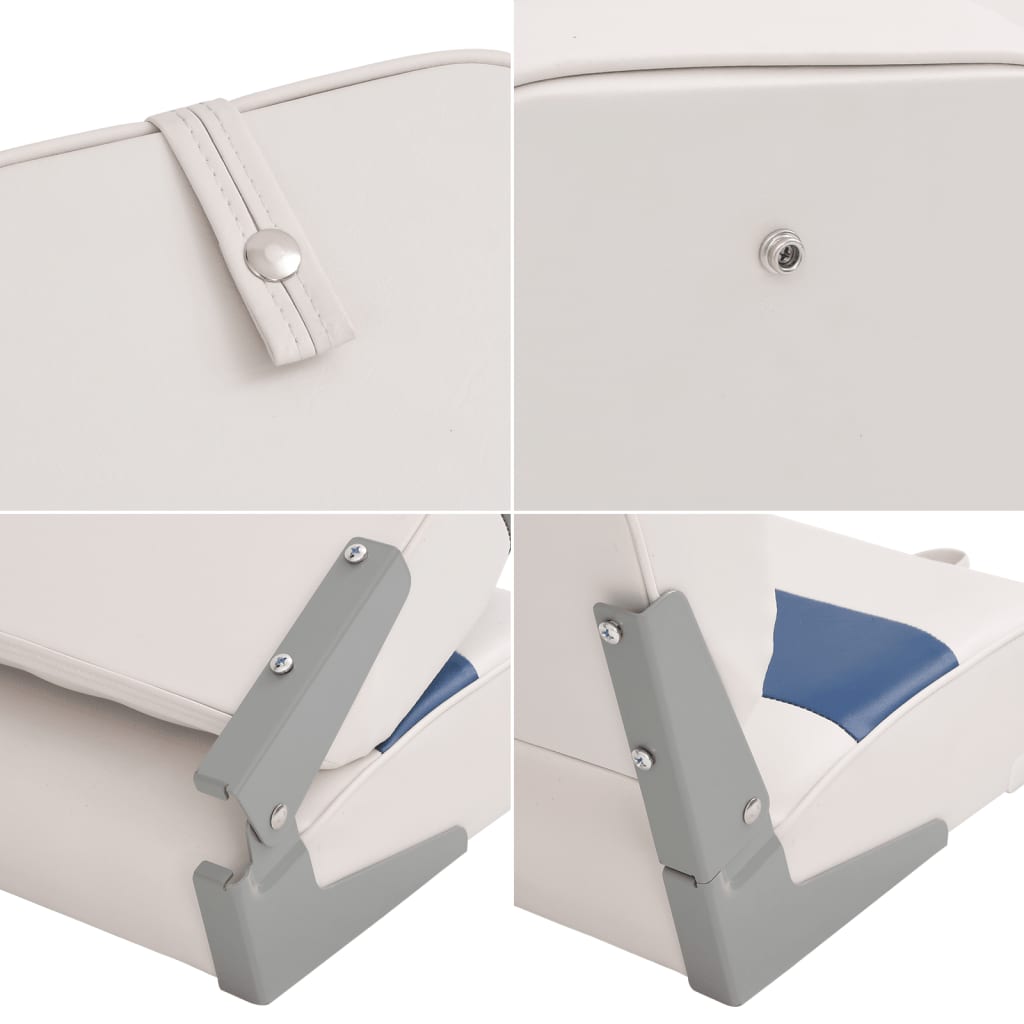 Set cu scaun pentru barcă, pliabil, 2 piese, spătar înalt GartenMobel Dekor