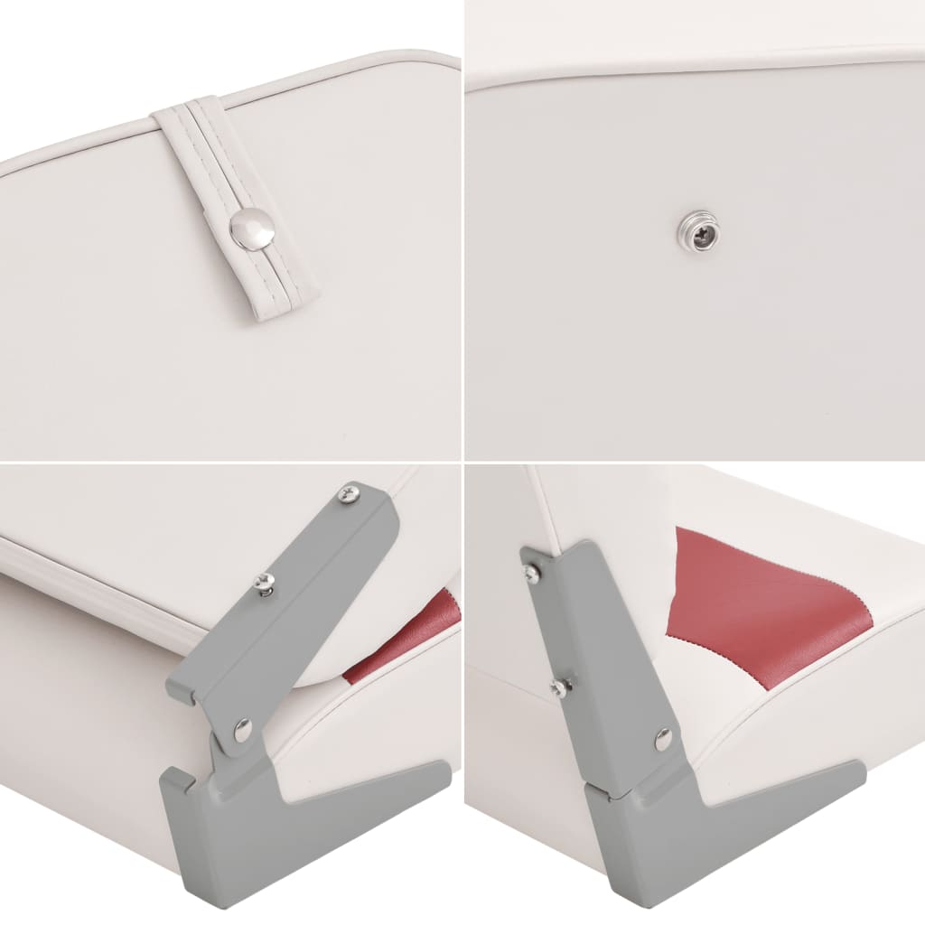 Set cu scaun pentru barcă, pliabil, 2 piese, spătar înalt GartenMobel Dekor