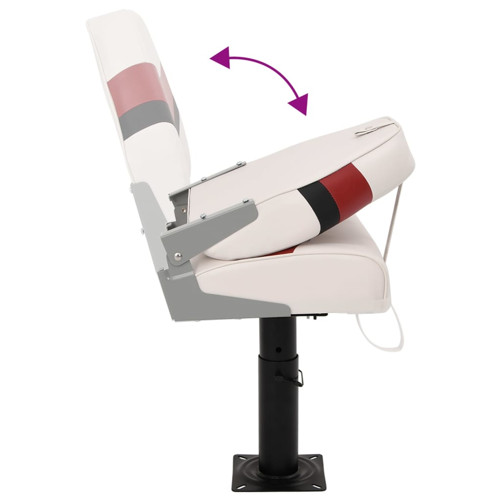 Set cu scaun pentru barcă, pliabil, 4 piese, spătar înalt GartenMobel Dekor