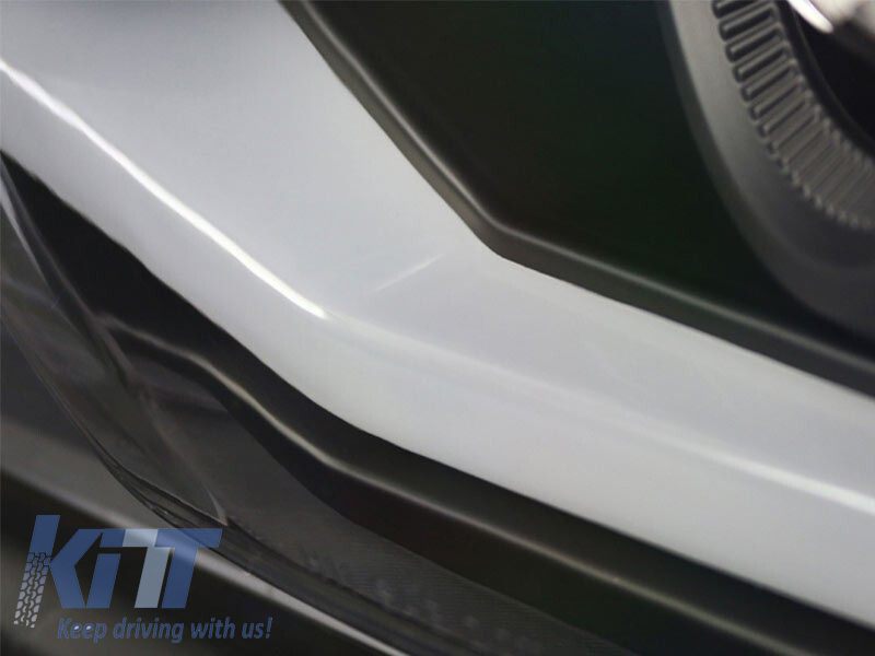 Set de faruri de tuning potrivit pentru Chevrolet Camaro 2009-2013 cu bază neagră, stânga și dreapta Performance AutoTuning