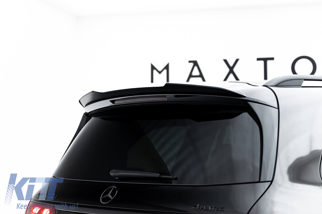 Adăugare Maxton Design pentru parasolar tip A Design-Line potrivit pentru Mercedes GLS A Design-Line X167 după 2019-2023, după 2023, lac negru Performance AutoTuning