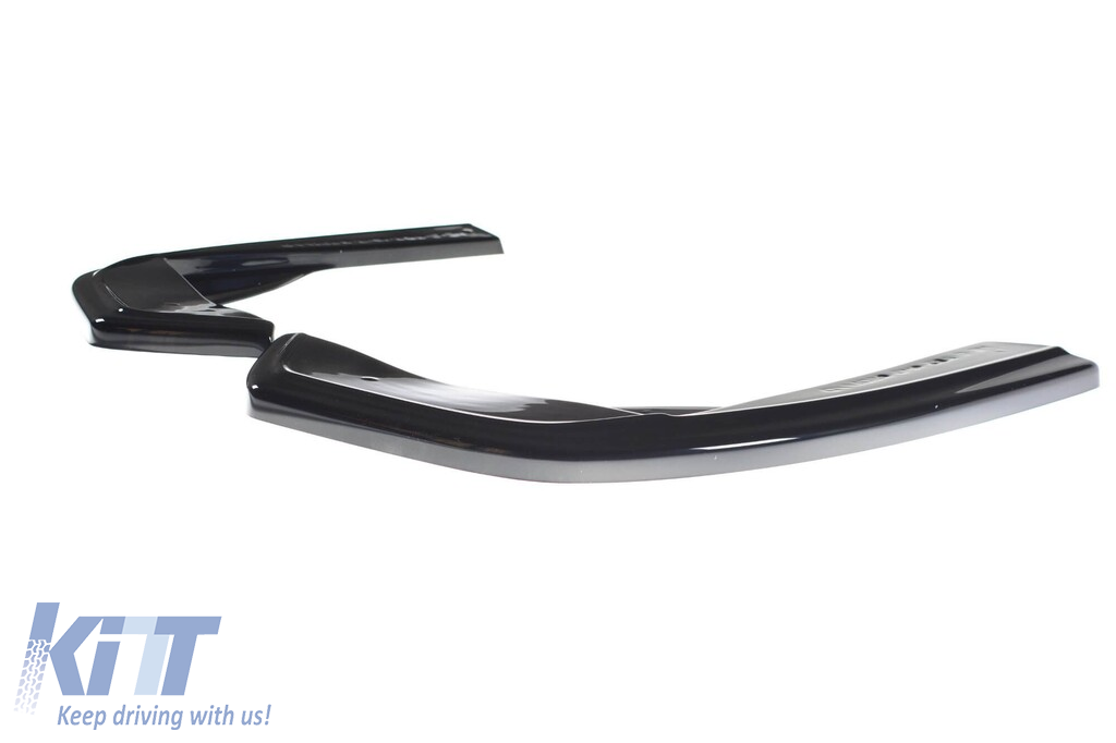 Extensii laterale Maxton Design potrivite pentru bara spate A Design pentru Mercedes C43 sedan W205, break S205 2016-2018, lac negru Performance AutoTuning