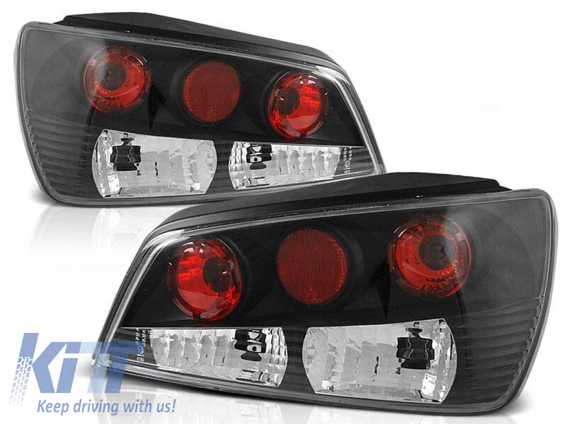 Kit de stopuri tuning potrivit pentru Peugeot 306 1993-1997 3/5 uși cu bază neagră, stânga și dreapta Performance AutoTuning