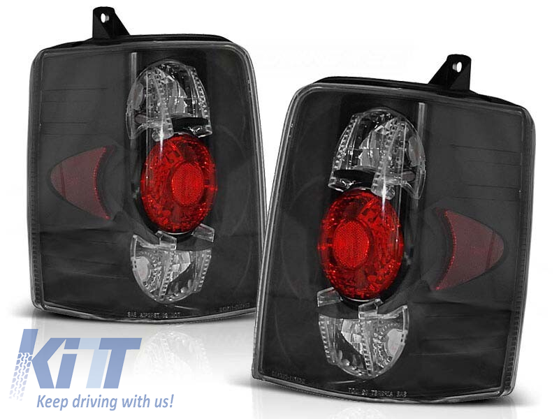 Set de stopuri tuning potrivit pentru Jeep Grand Cherokee ZJ 1993-1999 cu bază neagră, stânga și dreapta Performance AutoTuning