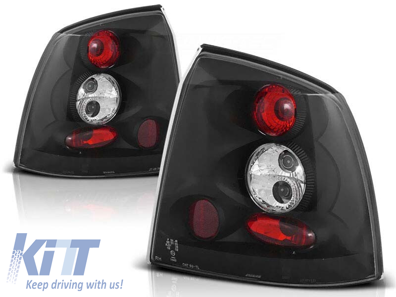 Set de stopuri tuning potrivit pentru Opel ASTRA G 09.1997-02.2004 3/5 uși, hatchback cu bază neagră, stânga și dreapta Performance AutoTuning
