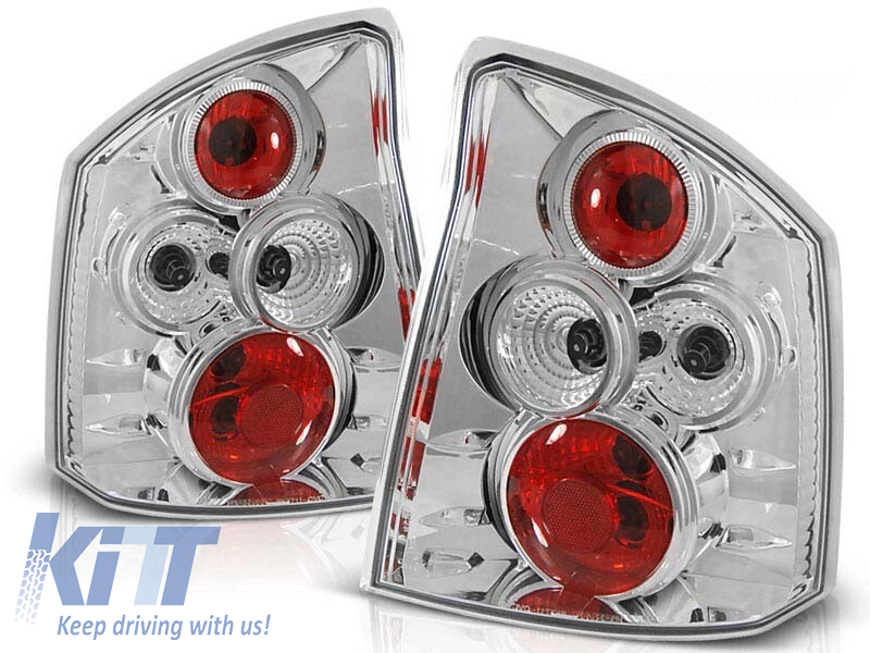 Set de stopuri tuning potrivit pentru Opel VECTRA C 04.2002-2008 sedan/hatchback cu bază cromată, stânga și dreapta Performance AutoTuning