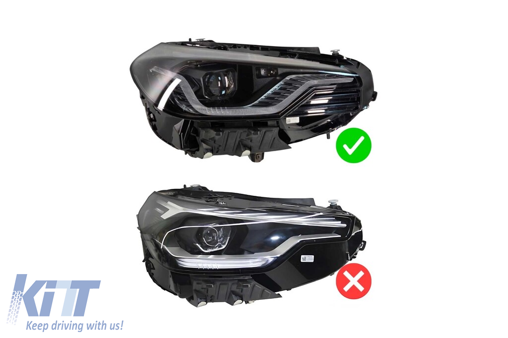 Modul stâng 63115A043C5 pentru lumina DRL în farul de versiune înaltă, potrivit pentru BMW Seria 2 G42, M2 G87 2022-2025, potrivit pentru LED adaptiv Performance AutoTuning