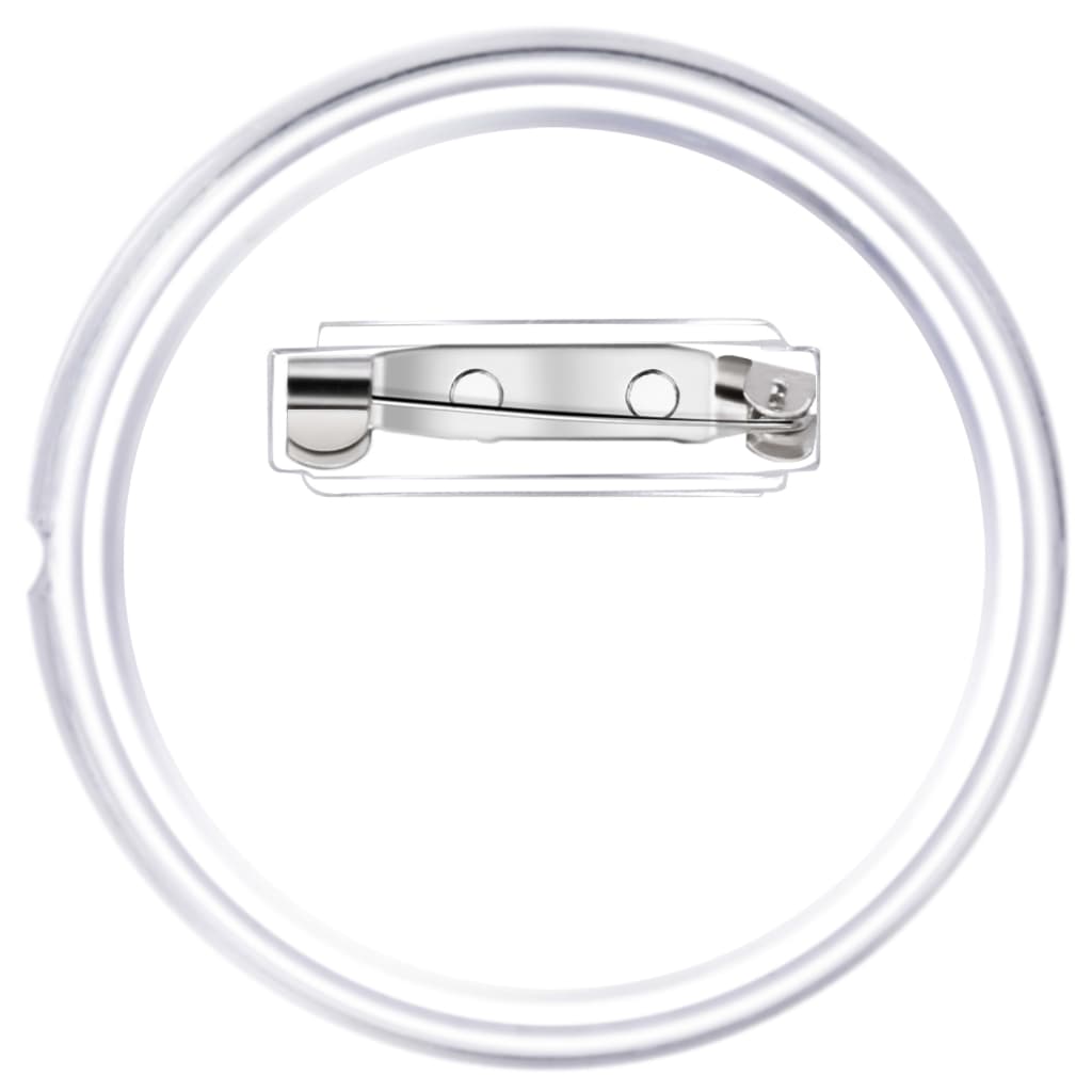 Set de ecusoane cu ac, 100 seturi, 44 mm, acril GartenMobel Dekor