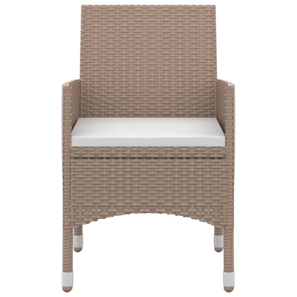 Set mobilier de grădină cu perne, 5 piese, poliratan și sticlă GartenMobel Dekor