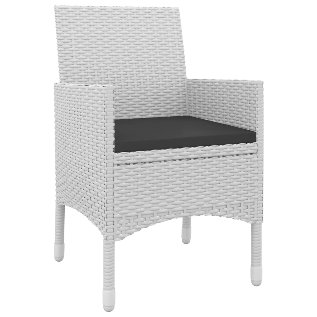 Set mobilier de grădină cu perne 5 piese poliratan & sticlă GartenMobel Dekor