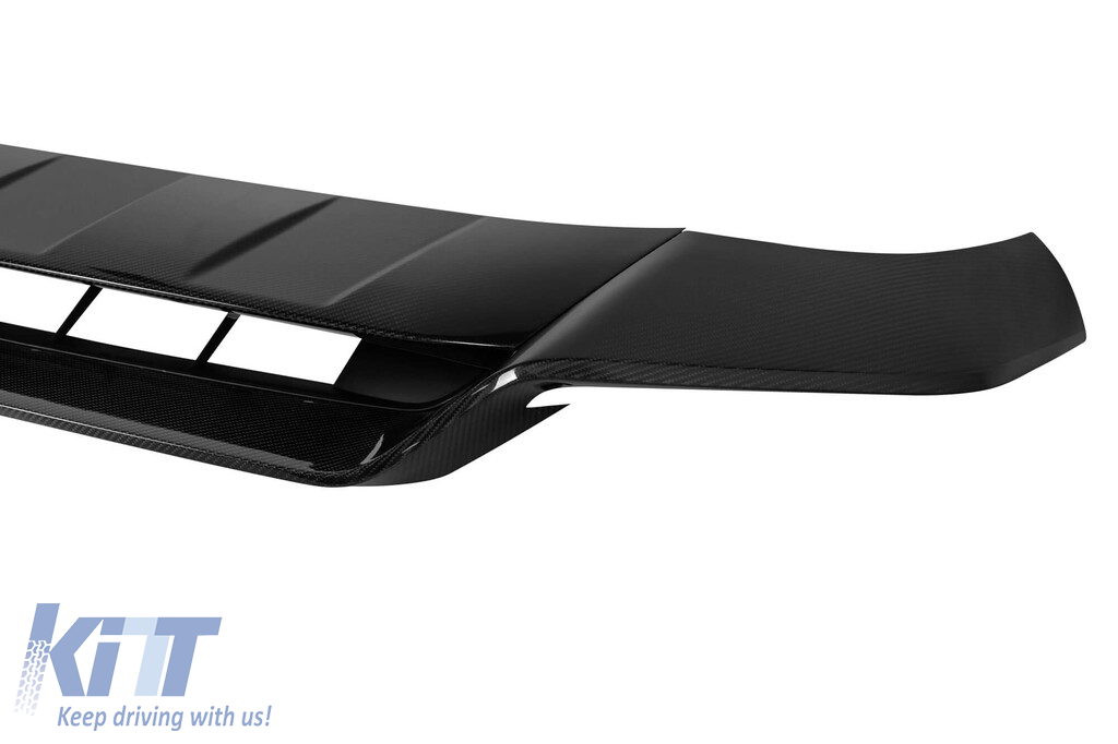Spoiler din carbon tip Turbo GT potrivit pentru bara de protecție OE frontală a Porsche Cayenne 9Y0.2 după 2023. Performance AutoTuning