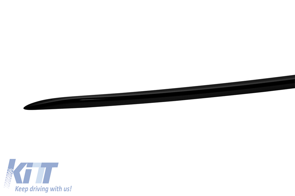 Spoiler tip E63 A Design potrivit pentru portbagaj pentru Mercedes E-Class sedan W213 sedan 2016-2020, W213 facelift după 2020, lac negru Performance AutoTuning