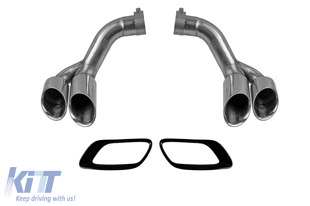 Capace de evacuare potrivite pentru BMW X6 E71 2008-2014 rotunde Performance AutoTuning