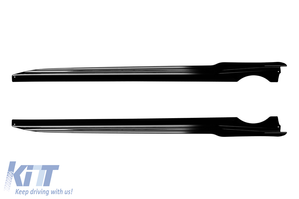 Pachet Aero tip Black Knight potrivit pentru BMW X7 G07 2019-2022 pentru modelul echipat cu bare M tech, lac negru Performance AutoTuning