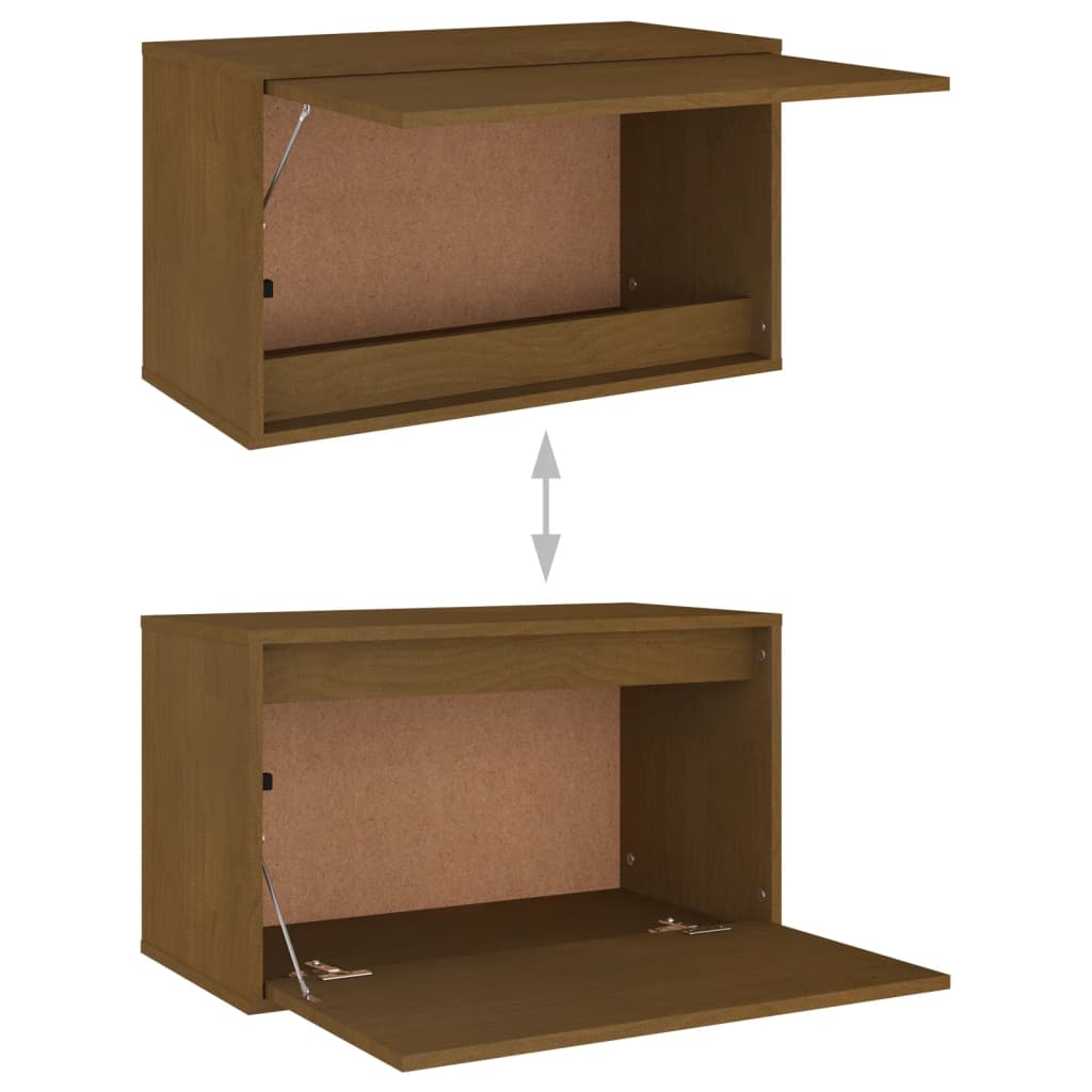 Comode TV, maro miere, 5 buc., lemn masiv de pin GartenMobel Dekor