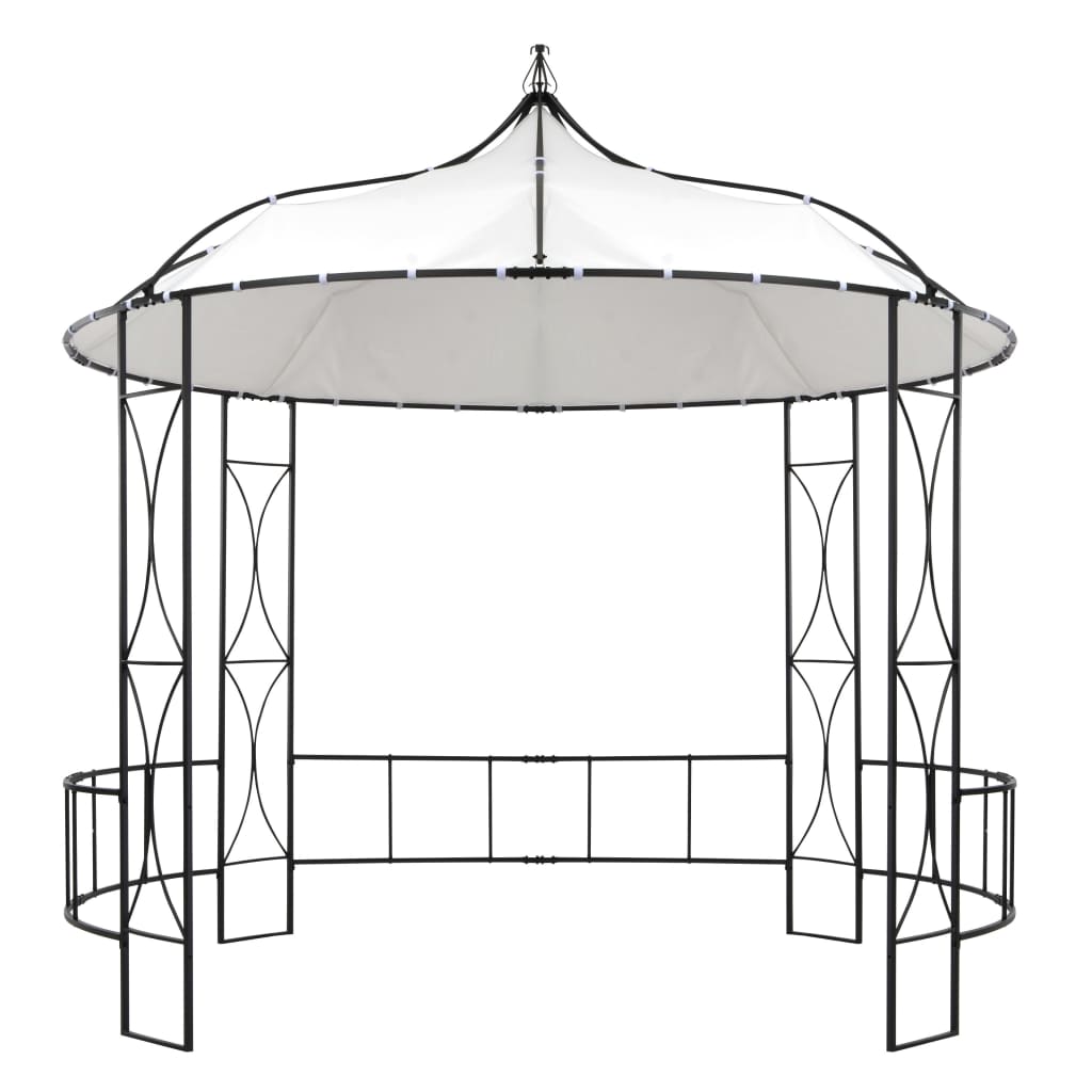 Pavilion, alb, 300 x 290 cm, rotund GartenMobel Dekor