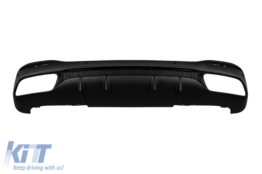 Difuzor tip GLS63 potrivit pentru bara spate A Design pe Mercedes GLS X167 dupa 2019 -oo--oo-, cu garnitura neagra Performance AutoTuning