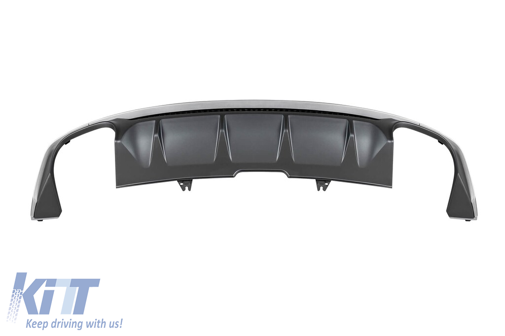 Difuzor tip S5 potrivit pentru bara spate S-line pe Audi A5 Sportback, Coupe, Cabrio 2016-2020 -oo--oo- Performance AutoTuning