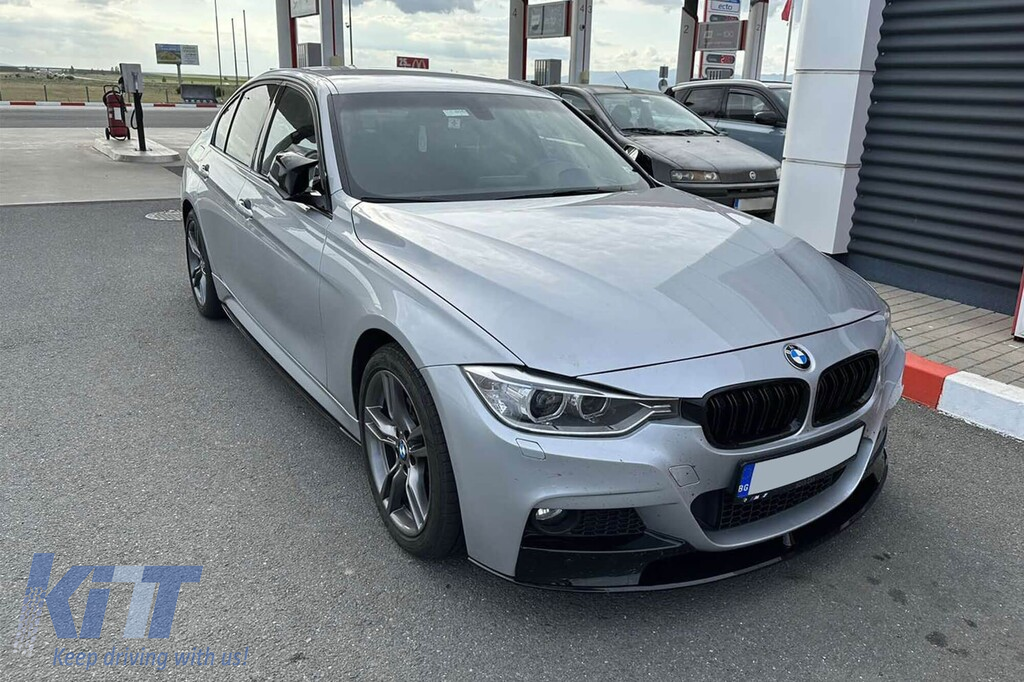 M Performance Design Design benzi de finisare potrivite pentru pragurile M pe BMW Seria 3 F30 sedan, F31 touring 2011-2019, lac negru Performance AutoTuning